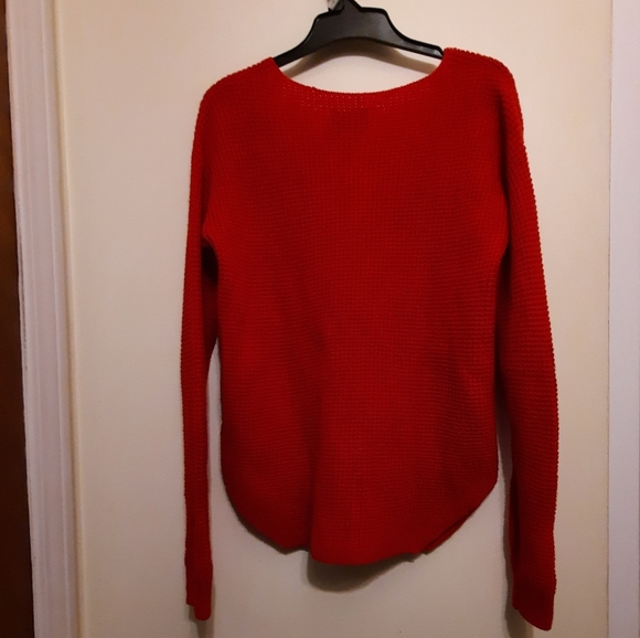 Aritzia Wilfred Free Wolter Sweater Red Wool - Picture 10 of 12